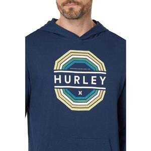 Hurley Men's Everyday Washed Powerline Long Sleeve Hooded Shirt